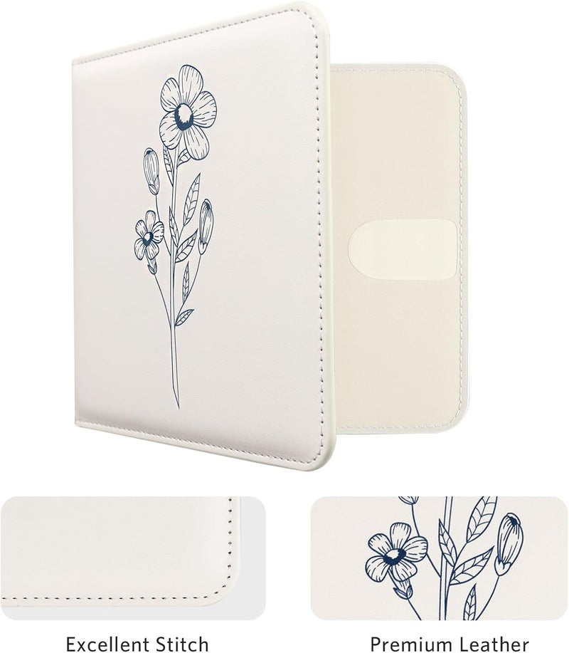 CoBak Car Registration and Insurance Holder - Vehicle Glove Box Car Organizer, Auto Truck Comparment Accessories Case for Essential Document, Driver License, Cards (Orchid) - Image 3